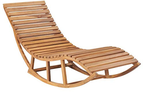 FAZENHUA Schaukel-Sonnenliege, wetterbeständig, Chaiselongue-Stuhl für die Außenterrasse, Liege-Bräunungsstuhl für Garten, Rasen, Pool, Strand, Balkon