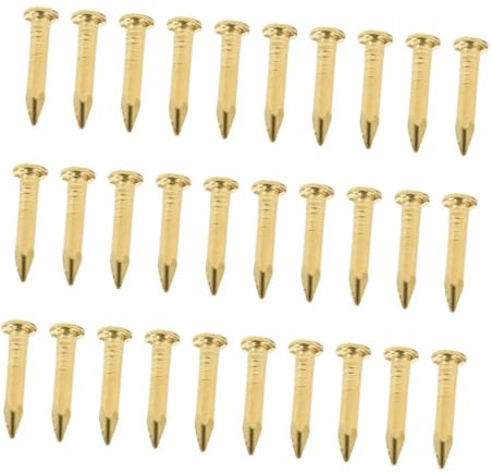 Angoily 100stücke Kupfernägel Kupfer-hängenägel Kupfer-bildernägel Möbelnägel Rundkopfnägel Für Zuhause Ziernägel Möbelbefestigung Nägel Für Möbelfingern Möbelzubehör