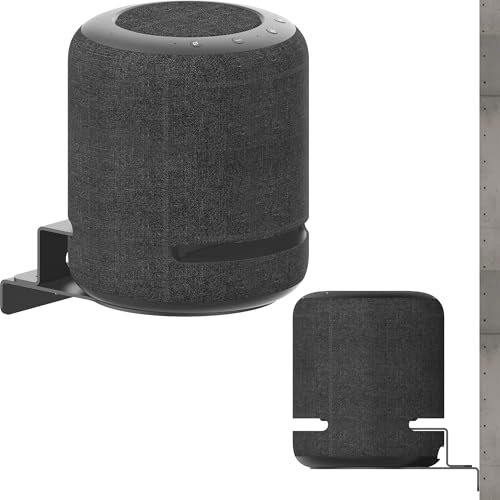 Alloery Wall-Mounted Speaker Stand Compatible with Echo Studio and All Suitable Sized Speakers Such as Sonos Era 100,Homepod and TREBLAB HD-360