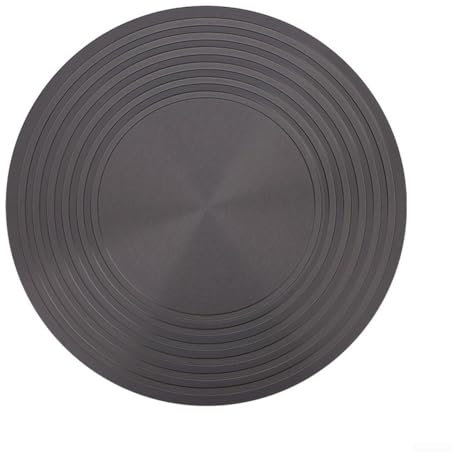Professioneller Induktions-Wärmeverteiler, doppelseitig, rutschfestes Design mit Temperaturregelung für Glas-Kochgeschirr (28 cm)