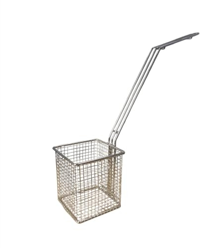 CateringBase Commercial Seafood Scampi Frying Basket, 12.7 x 12.7 cm, Stainless Steel