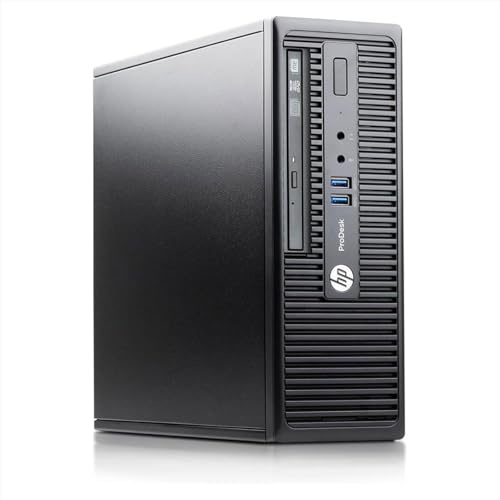 HP Prodesk 400 G3, Pc Desktop SFF Pronto All'Uso, Computer Pc Fisso Intel i5 6th, Ram 8GB, SSD 256GB, VGA, Display Port, Wifi, Win 11 Pro + Libre Office (Ricondizionato)