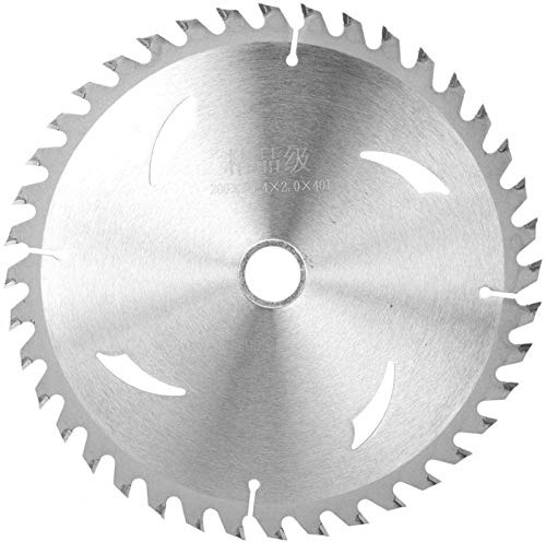 TNPLKIUYT Disco da taglio for legno con lama for sega circolare cementata in carburo 40T 200x25.4x2.0mm