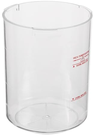 Zerodeko Réservoir D'eau Transparent Résistant Haute Température Marquages Niveaux D'eau Abs 240-600ml pour Vaporisateur Facial Salon de Beauté