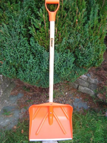 Snow Shovel - Heavy Duty With Metal Blade Edge & 'D' Shaped Handle