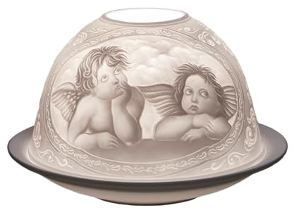 KERZENFARM 30012 Porzellan tealight-holder, weiß