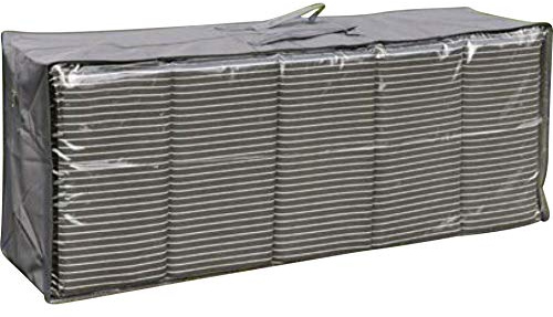 Haushalt International Tragetasche Hülle schwer für Gartenmöbel Auflagen 125x32x50cm anthrazit 61046