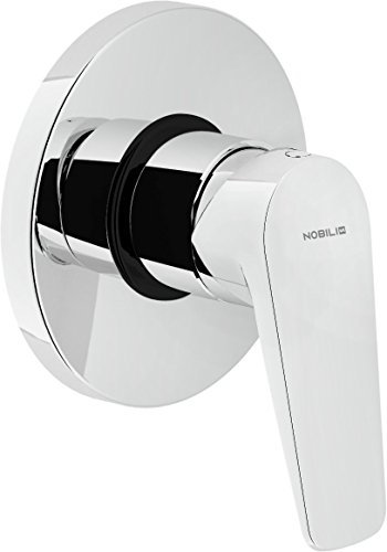 Nobili Rubinetterie Sy97108 Miscelatore Monocomando per Doccia ad Incasso Collezione Sky Cromo