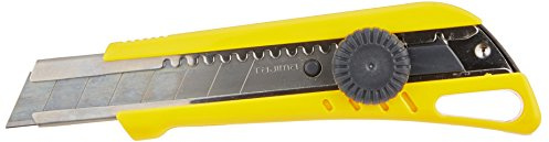 Tajima Cuttermesser (Cutter, Teppichmesser), 18mm Klinge, Dial-Blade-Lock – ergonomischer Griff - LC521B