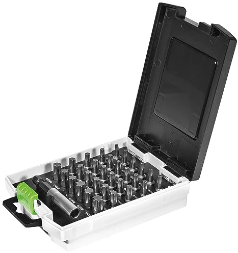 Festool Bit-Set TX 10-50 für Centrotec, 31-teilig - Bitkassette | Torx-Bits TX 10 bis TX 50 mit magnetischem Bithalter - für Holzbau und Schraubarbeiten