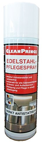 Detergente spray acciaio inox per cappa cucina,frigo,corrimano, sgrassatore 300 ml