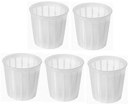 Set De 5 Moldes Queseros 9,8 x 10 cm - 0,45 kg – Cestillos Para Queso Fresco, Ricotta Y Requesón