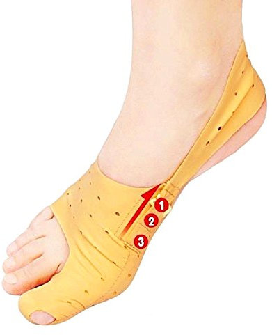 FabaCare Premium Hallux Valgus Korrektor, Corbby Hallux Zehenspreizer, Bandage, Zehenkorrektor, Zehenstrecker, angenehmn weich