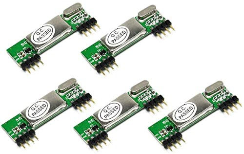 DollaTek 5Pcs RXB6 433Mhz Superheterodyne Wireless Receiver Modul für Arduino/ARM/AVR