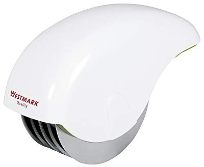 Westmark Kräuterschneider/Schneidroller, mit 5 geschliffenen Schneidrädern, Länge: 15 cm, Rostfreier Edelstahl/Kunststoff, Weiß/Rot, 10682260