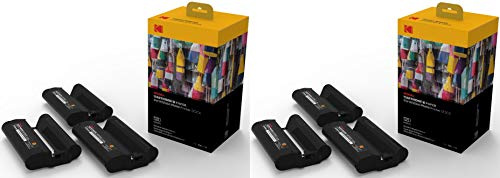 KODAK Pack 2 x PHC120 – Kartusche und Papiere für 240 Fotos im Format 10 x 15 cm (kompatibel mit Kodak PD450, PD480, PD450WIFI und PD460)