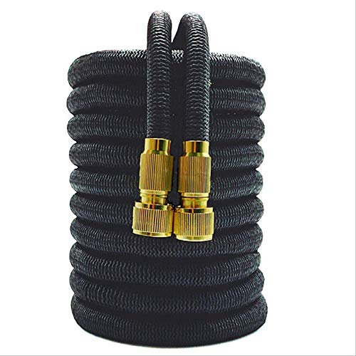 Vimmor Doppel-Latex-gartenschlauch Erweiterbarer Flexibler Schlauch Tropfbewässerung Hochdruck-autowaschanlage Magische Bewässerungsschläuche Rohr-Garten-Set 30m Schwarz
