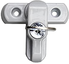 WindowParts WP Flexi Key Locking Sash Jammer/Blocker - uPVC Doors & Windows Additional Home Security - Restrictor Lock
