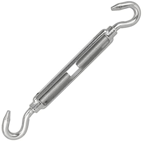 DERING Spannschloss M12 Drahtspanner 20 Stück mit Haken Edelstahl Drahtseil