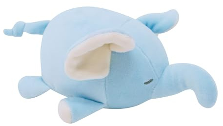 Nemu Nemu Animals - Peluche Elephant Bebe Fanfan - Peluche Animaux Extra Douce et Douillette - Doudou éléphant Conçu au Japon - Coussin Douillet - Taille S 20 cm