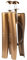 HKM Unisex-Adult Standard Stiefelspanner, Gold, One Size