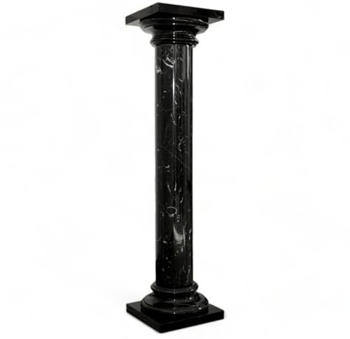 CBAM Marquinia Interior Design Schwarzer Marmor Säule H 100 cm