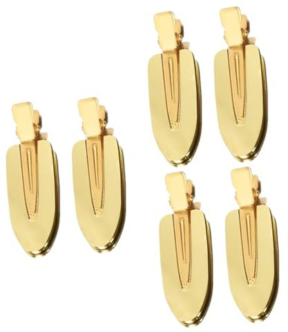 WOONEKY Lot De 3 Paires De Pinces À Cheveux En Métal Sans Traces Idéales Pour La Coiffure Familiale