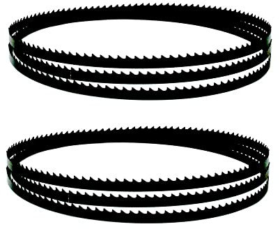 SXPXP Band Saw 2PCS Bandsaw Blades 1574mm 2083mm 2490mm 2240mm 2032mm 4 6 14 TPI Band Saw Blade Woodworking Tools(1574x4.5x0.35mm 10T)(2490x9.5x0.35mm 10T)