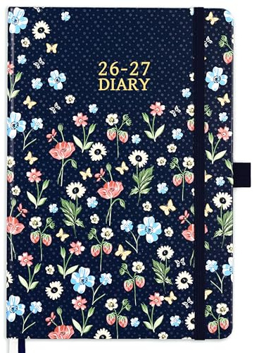 Academic Diary 2026-2027 - Diary 2026-2027 a5 Week to View, Flowers