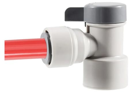 Robinet d'arrêt droit en ligne pour brassage à domicile, raccord rapide pour tuyau de 3/8, raccord enfichable pour tube de bière, interrupteur pour distributeur de bière, accessoires pour le vin (t