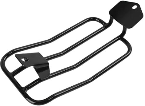 WWHUMM Motorrad Gepäckträger Topcase Halter Motorrad Glänzend Schwarz Heavy Duty Hinten Gepäckträger Halterung Stützregal Für Rebel 1100 CMX1100 DCT 2021–2023 Gepäckträger mit Soziusgriff