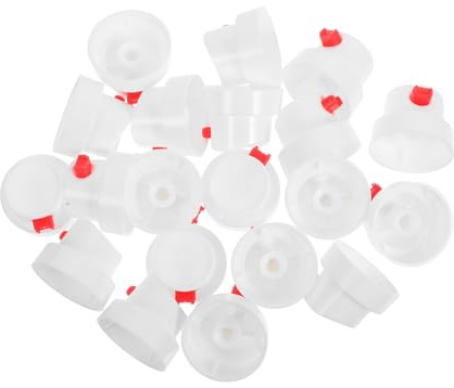 FONDOTIN 20Piezas Boquillas de Repuesto para Latas de Aerosol Tapas de Plástico para Pintura Spray Accesorios de Boquillas para Graffiti Nozzles para Proyectos de Hogar y Reparaciones