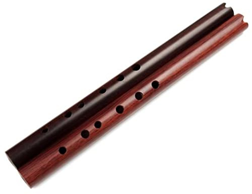 SDGBCXD Flöte, G-Taste Braun Vertikale Handgemachte Bambusflöte Musikinstrumente Klarinette Redwood Quena