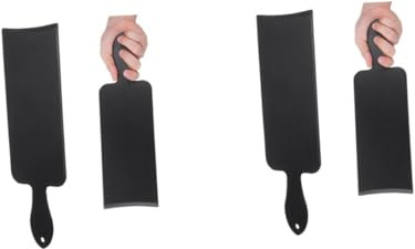 VILLCASE 2 Stück Professionelles Haarfärbe-paddel aus Abs Rutschfestes Balayage-board mit Ergonomischem Griff für Salon und DIY Wiederverwendbar Gleichmäßige Farbverteilung bei Blondierung