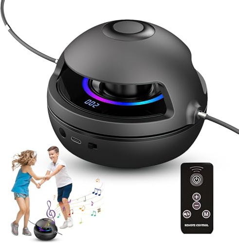 1-10 GäNge Elektrisches Springseil Mit Fernbedienung, Elektronisches Springseil Kinder, Mit Bluetooth & LED-Display-ZäHlere, Smart Jump Rope Machine, Lustige Kinder-Geschenke (Schwarz)