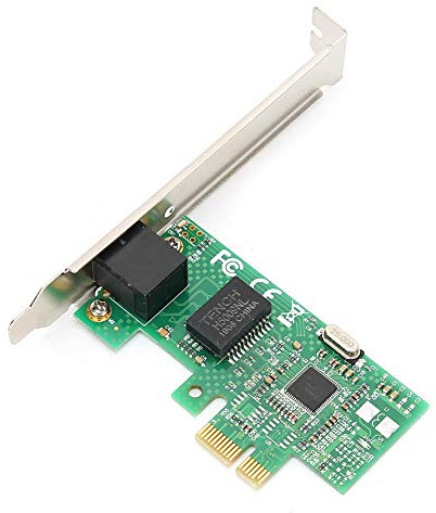 BONKZEBU Carte Réseau Serveur Gigabit Ethernet pour I211 Monoport 1 Gbit/s pour /, RJ-45