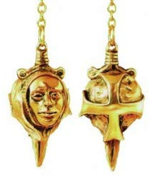 Pendule Templier doré