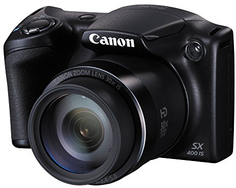 Canon PowerShot SX400 Digital Camera with 30x Optical Zoom Black