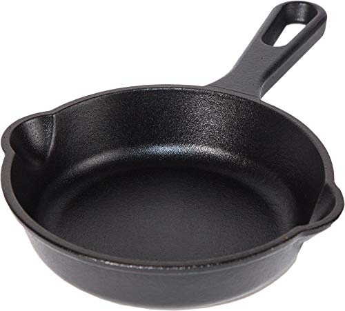 Grillfürst Gusseisenpfanne Grill mit Stielgriff Ø 20 cm - Massive Gusspfanne mit hohem Rand, extrem hitzebeständige Gusseisen Pfanne für Gasgrill, Herd und Feuer
