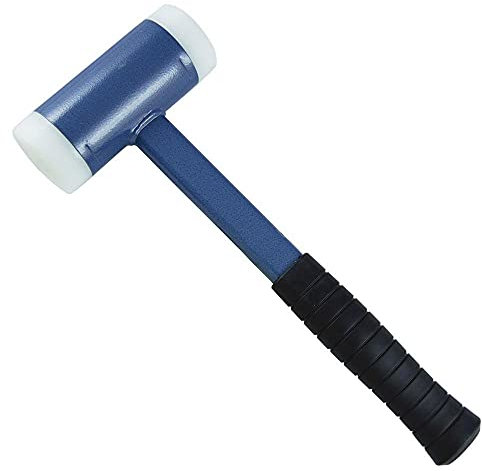 OC-PRO JBM - Martello in nylon anti-rimbalzo Ø 60 mm, colore: Blu