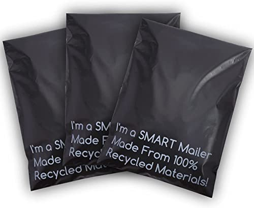 Smart Mailer Versandtaschen, 100 % recyceltes Polyester, umweltfreundlich, 2,5 mm dick, 30,5 x 39,4 cm, 100 Stück
