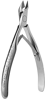 STALEKS PRO - Professionelle Nagelhautzange EXCLUSIVE 20 8 mm (Design: Magnolienblüten)