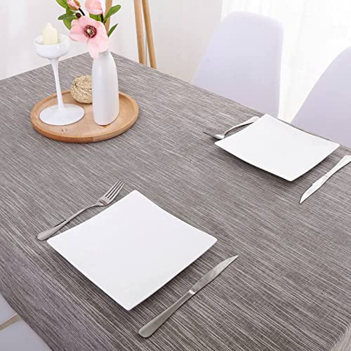 EHOMERY Tischdecke Zum Sticken Ostern Wachstuch Lebensmittel Einfache Reine Farbe Tischdecken Mitteldecke Tischwäsche Kleine Deckchen Kaffee Tischschutz Dekoration 130X130Cm
