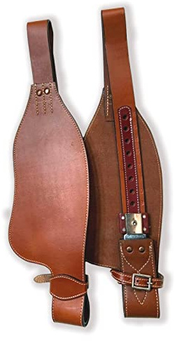 Cavallo Western Adulto Tooled Vera Pelle di Ricambio Parafanghi Sella Fatto a Mano Venduti in Coppia ME-WSF-009
