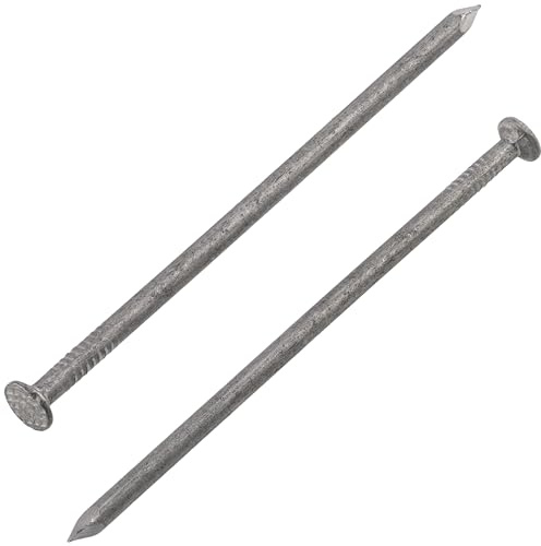 AERZETIX - C70856 - Juego de 300 Clavos con cabeza plana Ø3.1x80mm - diámetro de cabeza Ø7mm - en acero - color plata - tapicería revestimiento carpintería