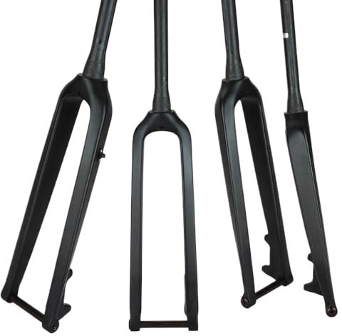 Fourche Vtt Fourche avant rigide en Fiber de carbone for vélo de montagne, 1 pièce, adaptée aux roues de 26 pouces, 27,5 pouces, 29 pouces, axe traversant 15mm x 100mm Fourches Pour VéLo ( Color : PUR