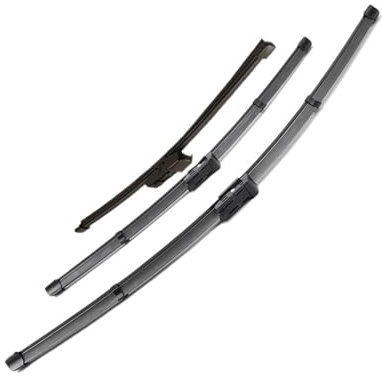 Ersatzklingen 3PCS Windschutzscheibenwischerblätter Für VW Für Golf 7 MK7 2012 2013 2014 2015 2016 2017 2018 Vorne Hinten Wischer 26 18 11 Nachfüllpackungen für Wischerblätter