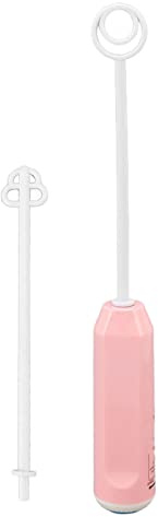 Sbattitore per Uova Elettrico Automatico, Sbattitore per Uova Portatile Senza Fili Automatico, Sbattitore per Latte, Mini Frullatore per Latte Elettrico per Preparare Panna, (PINK)