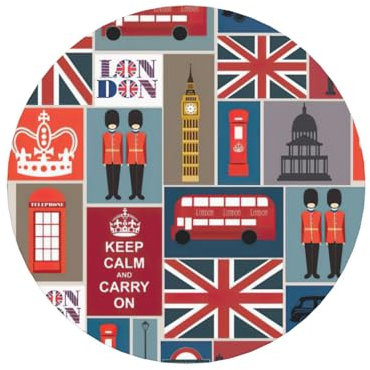 Kühlschrankmagnete England-Symbole, rund, starke Haftung, verbessern Sie Ihren Küchencharme