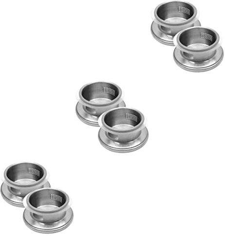 SHOWERORO 3 Sets Edelstahl-krugdeckel Teefilter-karaffe Stopper Für Teeblatt-bodensatz Krugabdeckung Für Den Täglichen Gebrauch 2 Stück * 3